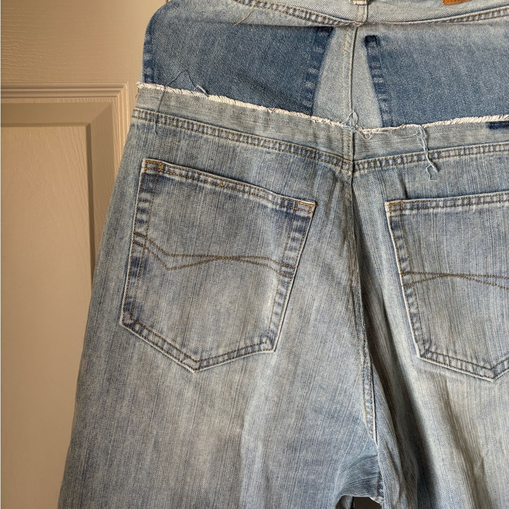 Balenciaga | Cut up double baggy jean. Made in Italy. Distressed. Size Small - Picture 10 of 17